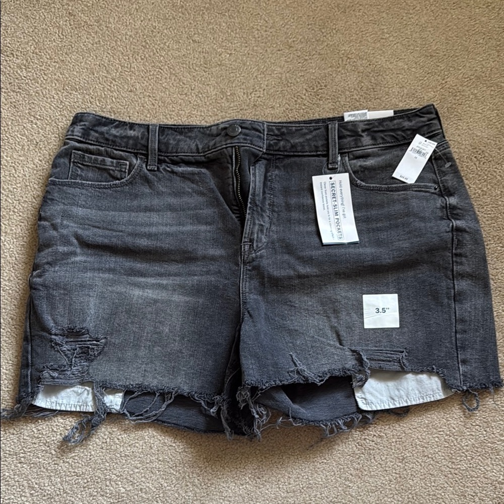 Old Navy Dark Gray Jean Shorts